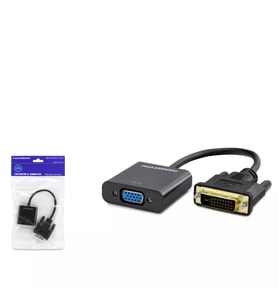 Hadron HDX7781 DVI-D 24+1 to VGA Dişi Çevirici Adaptör - 1080p Full HD Siyah