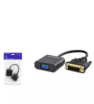 Hadron HDX7781 DVI-D 24+1 to VGA Dişi Çevirici Adaptör - 1080p Full HD Siyah