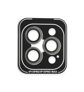 Joko Apple iPhone 15 Pro Max PVD Metal Kamera Lens - Gri