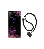 X500 Kılıf Ipli Boyun Askılı Desenli Silikon Love Flow 1664