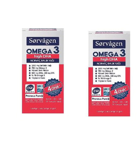 Sorvagen Omega 3 High Dha 50 Kapsül x 2 adet