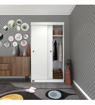 Kenzlife gardırop sürgülü kapaklı kapılı karanfil100 byz gardolap dolap (Karışık)