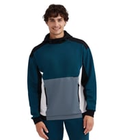 Skechers 2XI-Lock Hoodie Erkek Sweatshirt (Mavi)