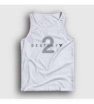 Presmono Unisex Beyaz Logo Oyun Destiny 2 Atlet 554733tt (Beyaz)