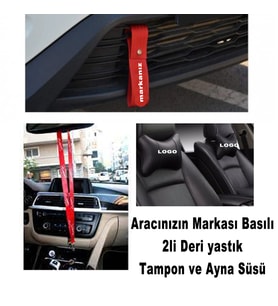 nissan 2li yastık - tampon süsü - dikiz aynası süsü - set 3parça