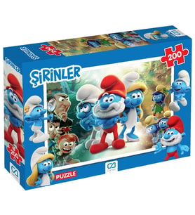 Şirinler Puzzle 200 Parça