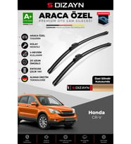 S-Dizayn Honda CR-V Ön Cam Silecek Seti 2006-2012 Premium Araca Özel 65-43 Cm A+ Kalite