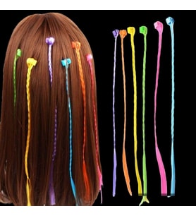 VIP 30 PCS COLORFUL WİG HAİR EXTENSİONS 30 ADET RENKLİ TOKALI SAÇ ÖRGÜLÜ SAÇ TAKMA SAÇ RENKLİ SAÇ