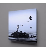 SU DAMLALARI KANVAS TABLO 90x90cm (Karışık)