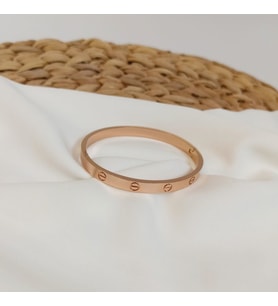 Rose Gold Renk Anti Alerjik Kelepçe Bileklik Günlük Kullanımına Uygundur Kombinelerinizi Tamamlayın Popüler Trend Hediye Aksesuar Bijuteri Hediyelik Doğum Günü Yıldönümü Bileklik Setleri Hediyeleri Kız Bayan Bujiteri