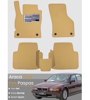 BMW 7 SERİSİ E38 LONG (1994-2002) Uyumlu EVA Paspas Tam Set–Araca Özel,Su Geçirmez