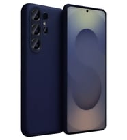 Mey İthalat® Samsung Galaxy S26 Ultra Nano içi Kadife Silikon - Lacivert