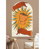 Velaris Boho Bohem Renkli Duvar Sticker