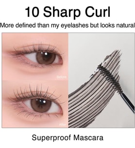 Kalıcı, Kirpikleri Dipten Uca Kıvıran Maskara Kill Lash Superproof Mascara (010 Sharp Curl)