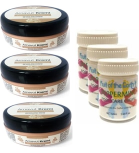 Hintohu Three Brand 50ML Arnavutaklıkkremi 3AD+FOOT Carecream 50ML Ayak Bakımkremi Naneferahlığıvekokusu 3AD