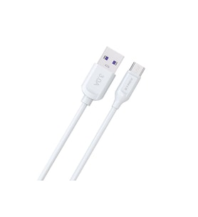 Syrox C108 Mikro Usb Girişli - Hızlı Şarj ve Data Kablosu 1mt 3.0A 18W Beyaz (Micro Usb)