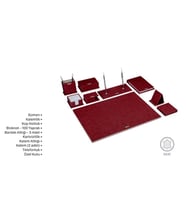 GIPTA 7140 CENTER DESKTOP 9 PARÇA SÜMEN TAKIMI BORDO