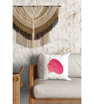 Modern Kadın Silüet Desenli Çift Yön Dijital Baskılı Dekoratif Kırlent Kılıfı Yastık Kılıfı 39x39cm