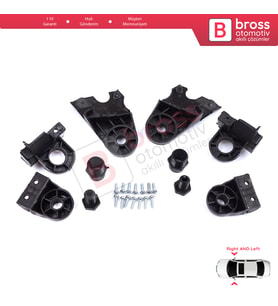 Mercedes C Class W205 C205 S205 A205 2013-2023 A2058200514 İçin Sağ Sol Ön Far Ayak Tamir Seti