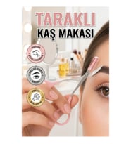 Kavisli Kaş Makası Taraklı Kaş Kirpik Düzeltici Yüz Bakım Seti