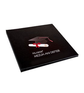 10 adet  resim+Polabook Mezun Anı Defteri(kalem+sticker)