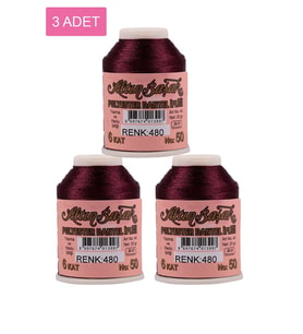 3 Adet Altınbaşak Oya ve Dantel İpi 20 gr - Royaleks - No: 480