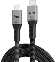 USB 4.0 240W 40Gbps Thunderbolt 4 8K 60Hz USB-C Görüntü Aktarım ve Type-C Hızlı Şarj ve Data Kablosu 1 Metre
