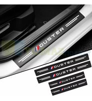 Dacia Duster Karbon Kapı Eşiği Koruma Araba Etiket Oto Sticker Yapıştırma 4 Parça