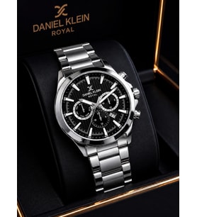 Daniel Klein Damat Ve Takım Elbiseye Özel 2 Yıl Garantili Çelik Kordon Erkek Kol Saati VS.BLKT.1118