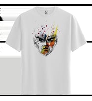 Colorful Expression - %100 Pamuklu Kadın Beyaz Tişört - Premium Quality (Siyah - Beyaz)