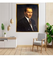 ÇERÇEVELİ ATATÜRK TABLO S384