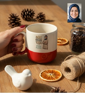 Kişiye Özel Karikatürlü Best Mom Ever Anneye Hediye Kupa Bardak Pro Anneler Günü Hediyesi