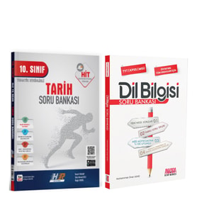 Hız ve Renk 10.Sınıf Tarih ve AKM Dil Bilgisi Soru Bankası Seti 2 Kitap
