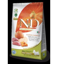 ND Tahılsız Balkabaklı Yaban Domuzlu Elmalı Küçük Irk Köpek Maması 2.5 Kg