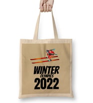 Winter Olympics Beijing 2022 Bez Çanta Uzun Saplı