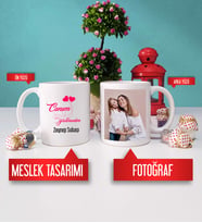 Öğretmenler Günü Hediyesi Kupa Bardak Fotoğraflı