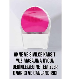 Profesyonel Yüz Temizleme Masaj Aleti Su Geçirmez, Kablosuz Şarj Özellikli Kolay Temizlenebilir