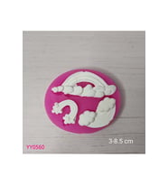 YY0560 Üçlü Gökkuşağı Silikon Kalıp