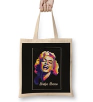 Marilyn Moonroe Bez Çanta Uzun Saplı