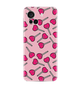 Casper Via F30 Kılıf Resimli Desenli Baskılı Silikon Heart Lollipop 1414