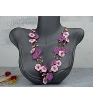 HANDMADE OYALI DOĞAL TAŞ KOLYE