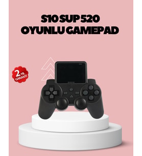 HDMI TV Bağlantılı Orijinal S10 Gamepad 520 Oyunlu 2025 Seri Oyun Konsolu