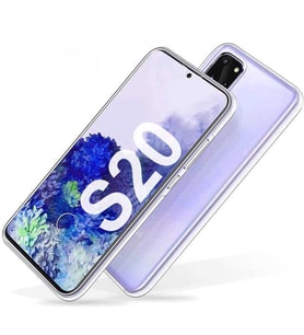 Galaxy S20 Plus Kılıf Zore Enjoy 360 Derece Tam Kaplayan Silikon (Renksiz)