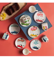 Karaca Cars 6 Kişilik Kahve Fincan Takımı 80 ml