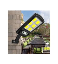Hareket Sensörlü 3 Modlu Cob Led Solar Güneş Enerjili Sokak Lambası Bahçe Aydınlatması