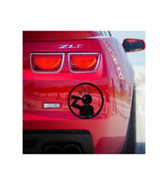 İyi İçer Yazılı Oto Sticker Siyah 20*20 Cm