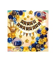 Çıtıpıtıstore Uzay Temalı Led Işıklı Doğum Günü Balon Seti