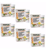 Youplus Vitamin C Çinko Propolis 20 Efervesan Tablet 6'lı