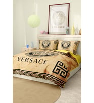 Çift Kişilik Nevresim Takımı Pamuklu Saten Kumaş 6 Parça 3D Dijital Baskı Duvet Cover Set Model.