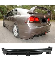 Honda Civic Fd6 Mugen RR Arka Ek Siyah Plastik Sağ Çift 2006-2011 Arka-difizör-bodykit-ek-karlık